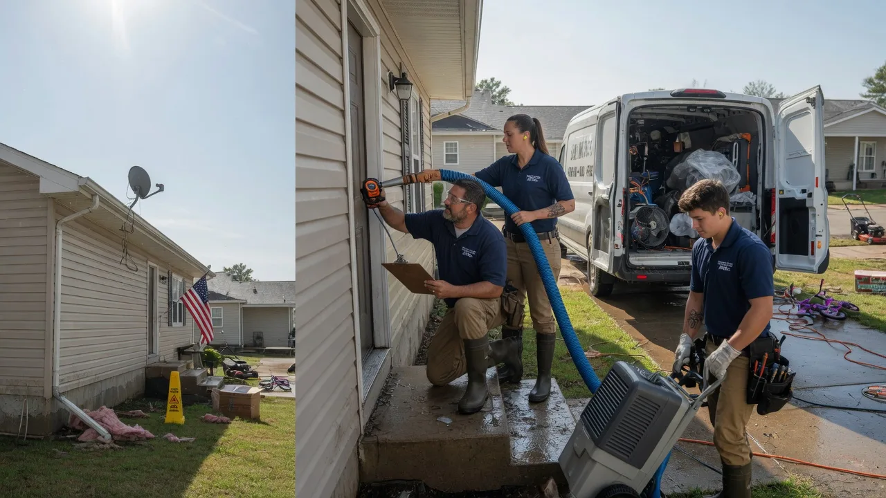 Ceiling Water Damage Restoration in Newport, PA near me